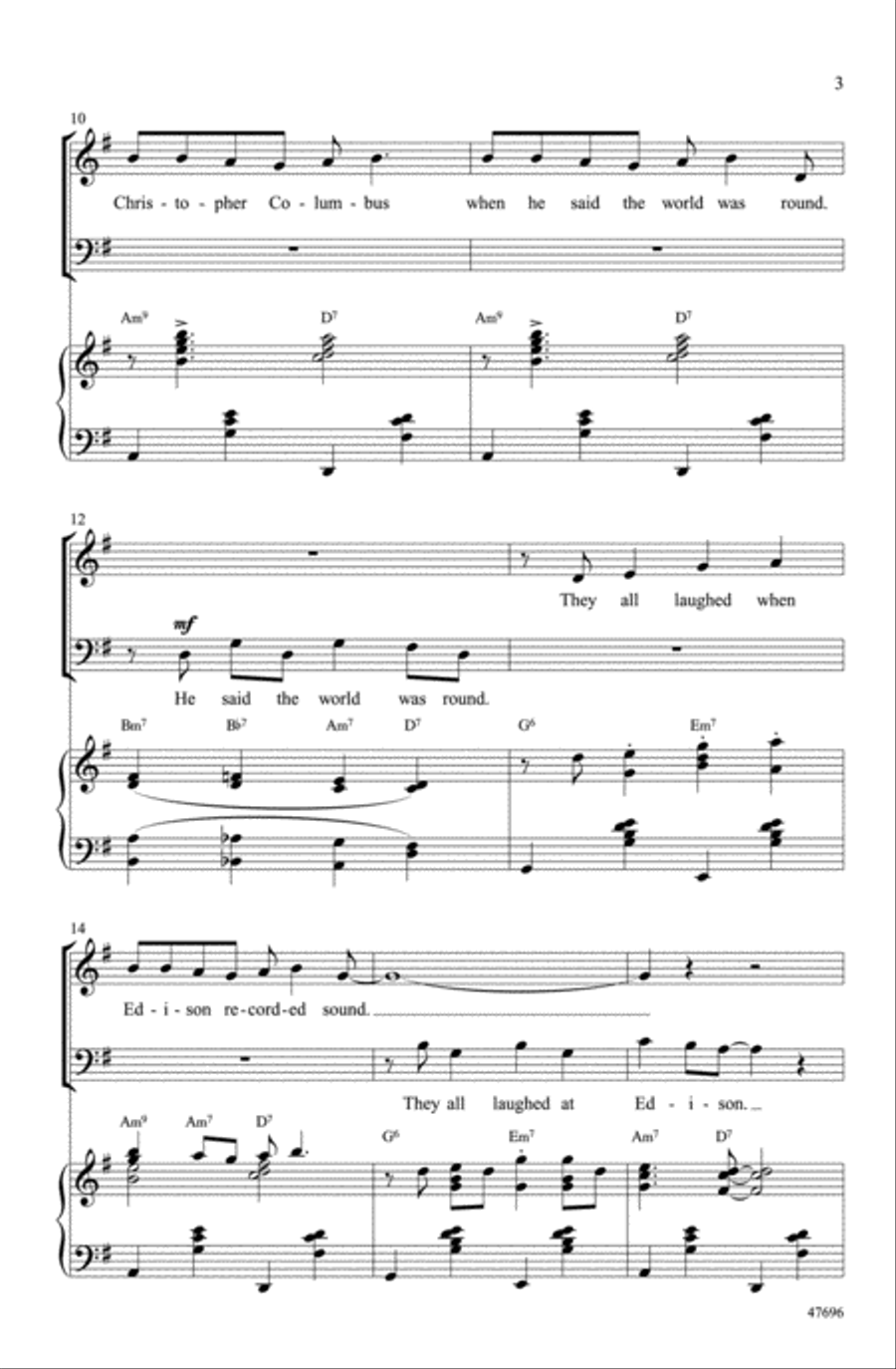They All Laughed They All Laughed Choir scores gallery preview page 2