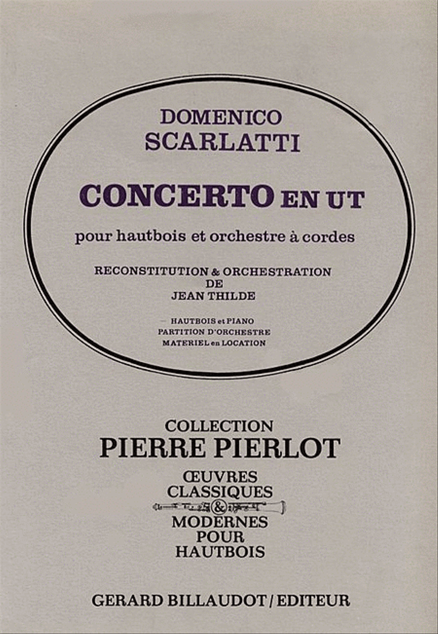Concerto En Ut Concerto En Ut Oboe Solo scores gallery preview page 1