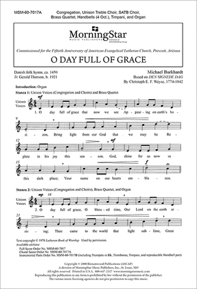 Book cover for O Day Full of Grace (Choral Score)