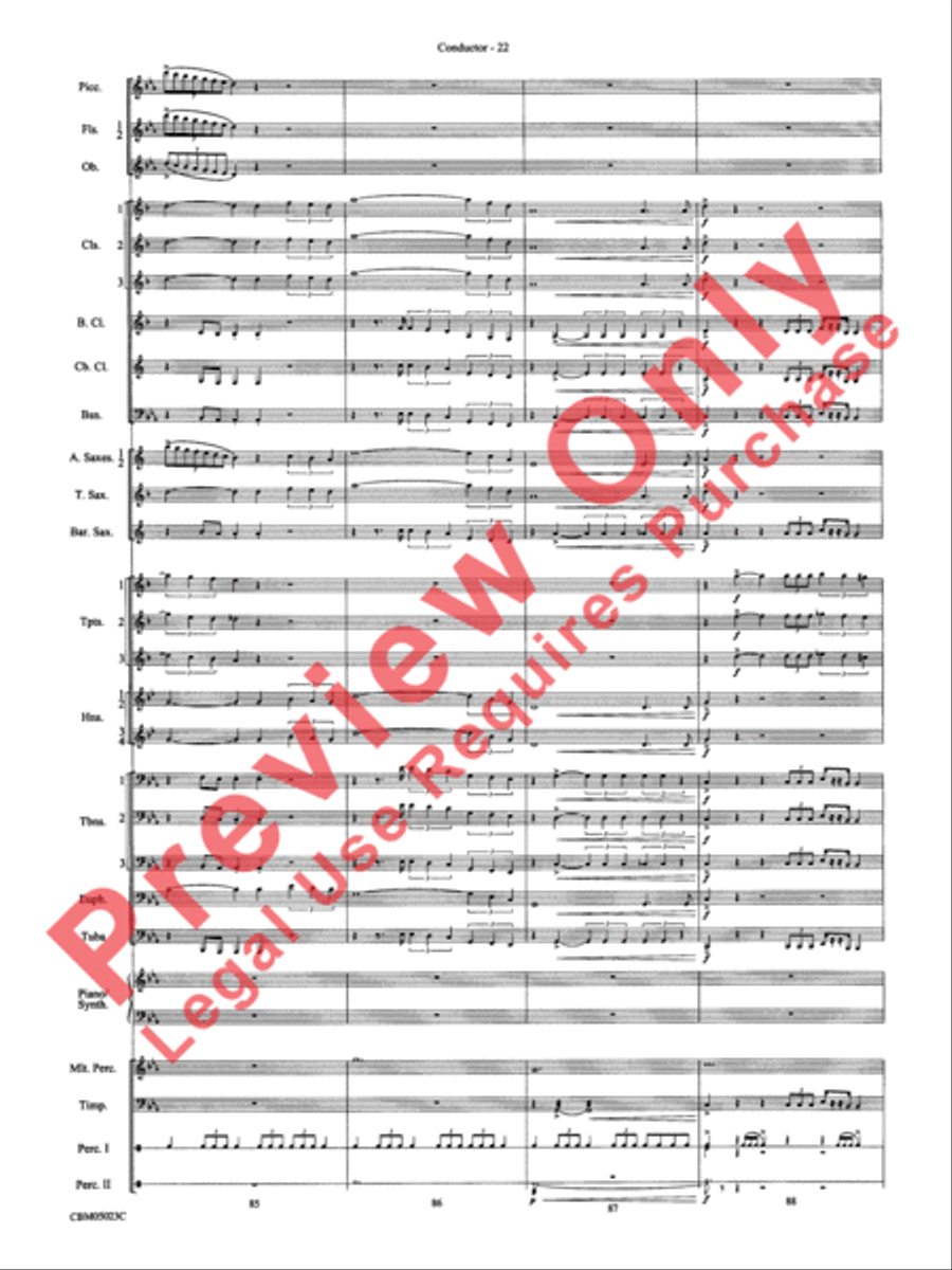Symphonic Suite from Star Wars: Episode III Revenge of the Sith Concert Band scores gallery preview page 25