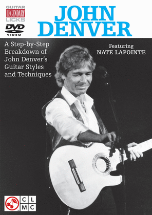 Book cover for John Denver Legendary Licks