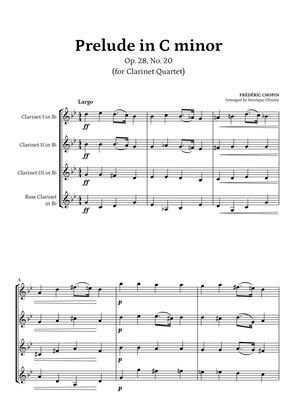 Prelude Op. 28, No. 20 (Clarinet Quartet) - Frédéric Chopin
