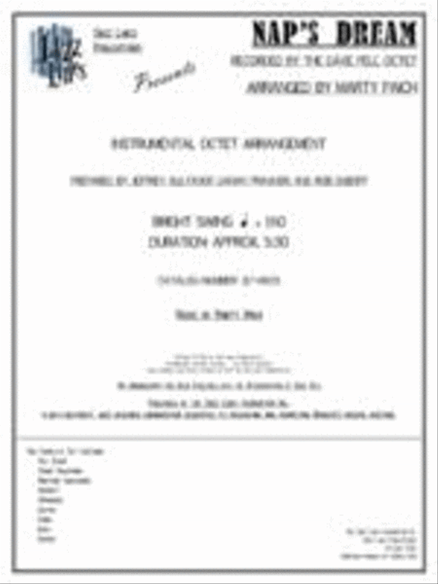 Nap's Dream Set of Parts scores gallery preview page 1