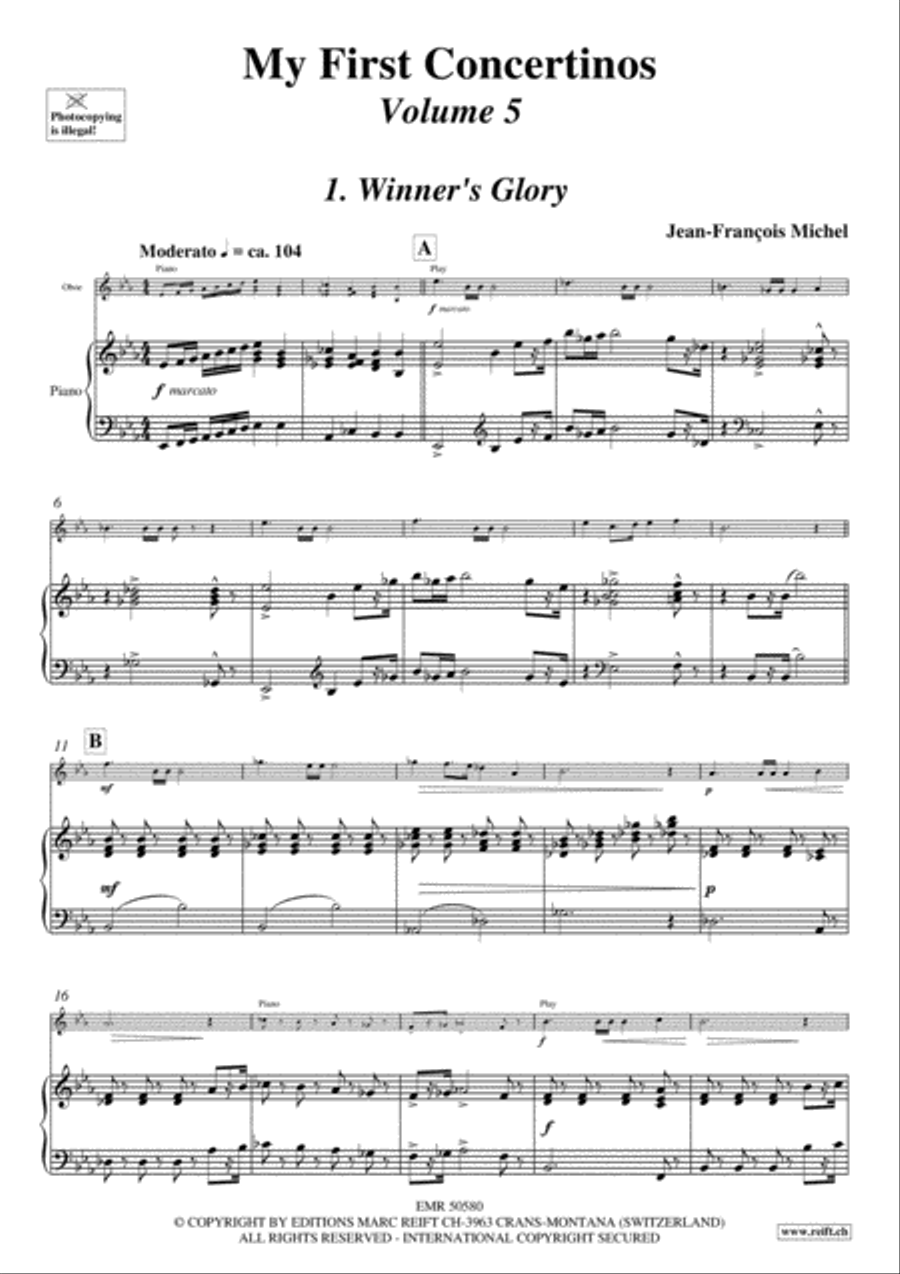 My First Concertinos Volume 5 Piano Accompaniment scores gallery preview page 4