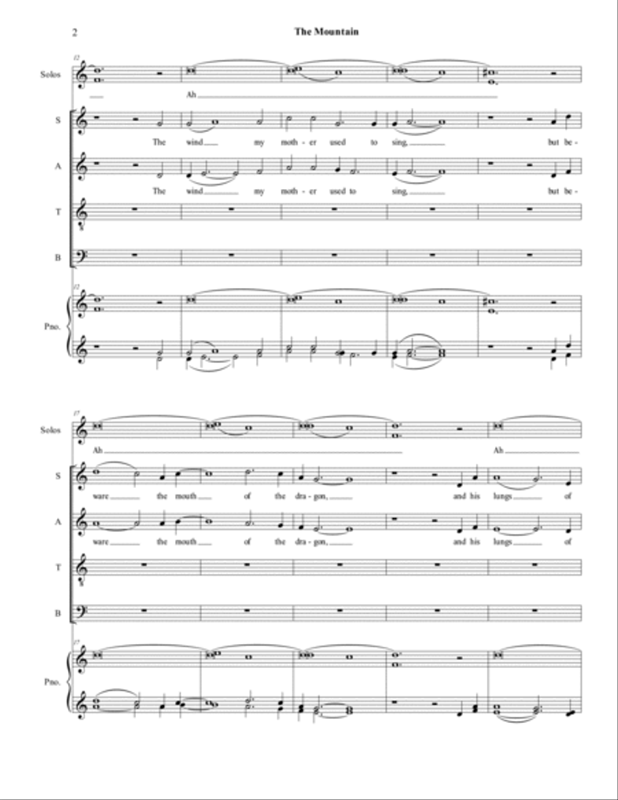 The Mountain 4-Part scores gallery preview page 2