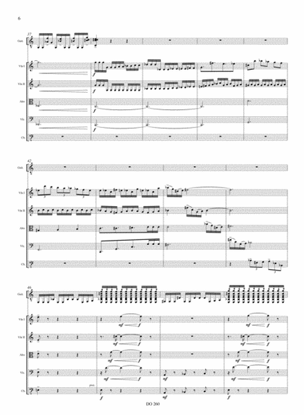 Concertino for guitar (score)