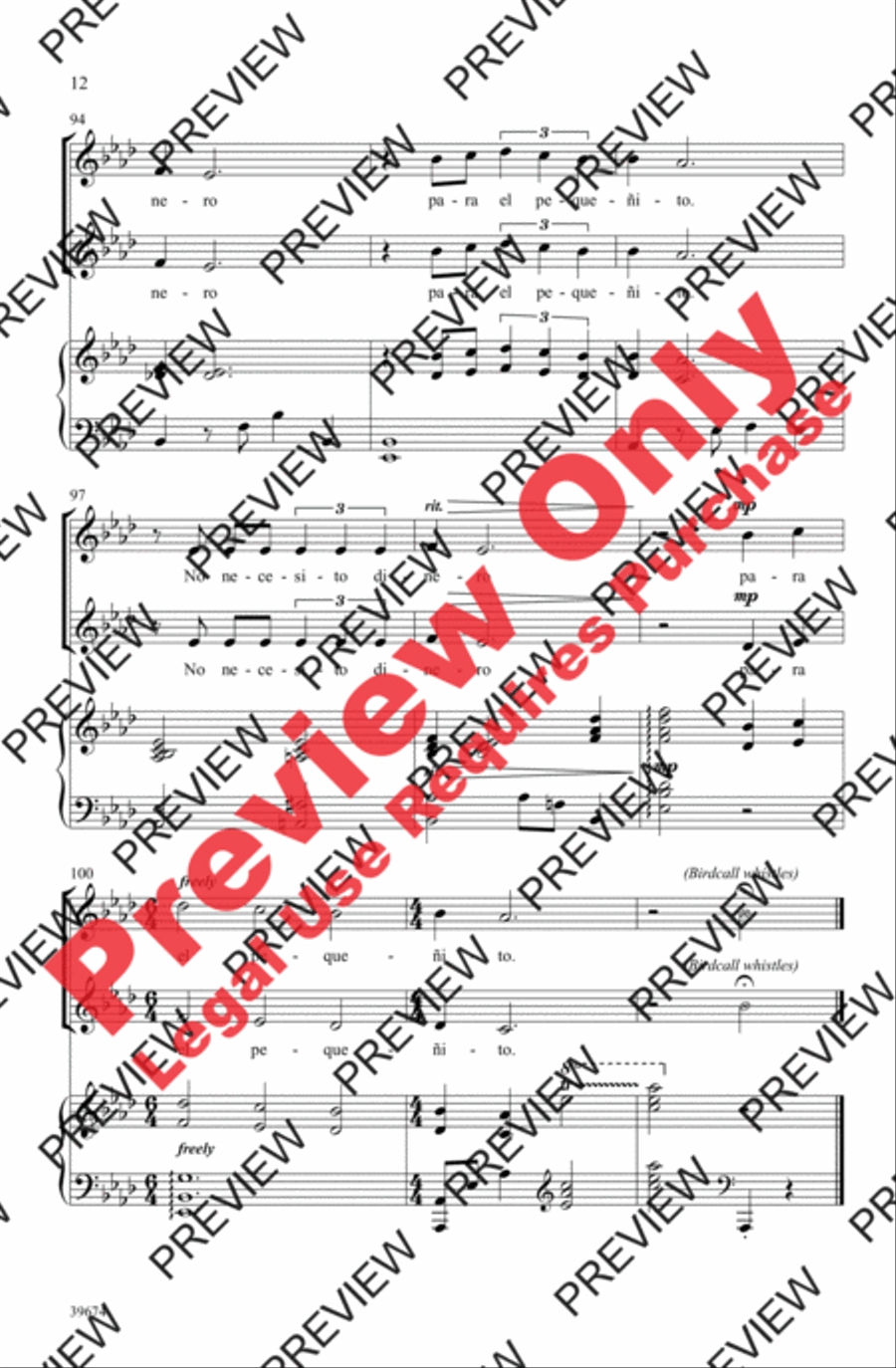 ¡El Pajarito! ¡El Pajarito! 2-Part scores gallery preview page 23