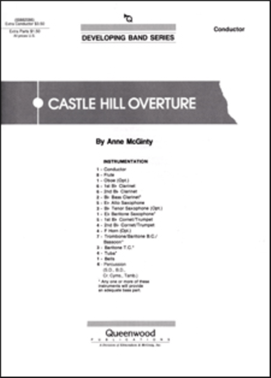 Castle Hill Overture - Score Concert Band scores gallery preview page 1
