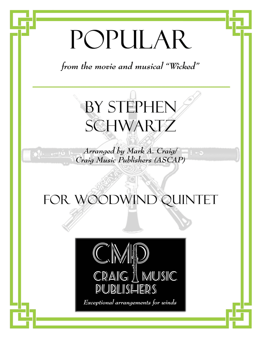 Popular Woodwind Quintet scores gallery preview page 1