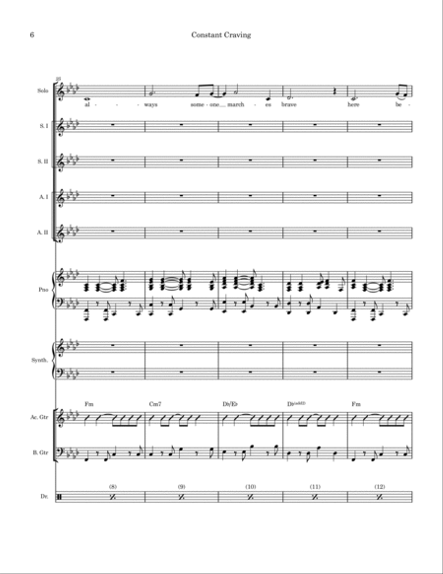 Constant Craving Small Ensemble scores gallery preview page 6
