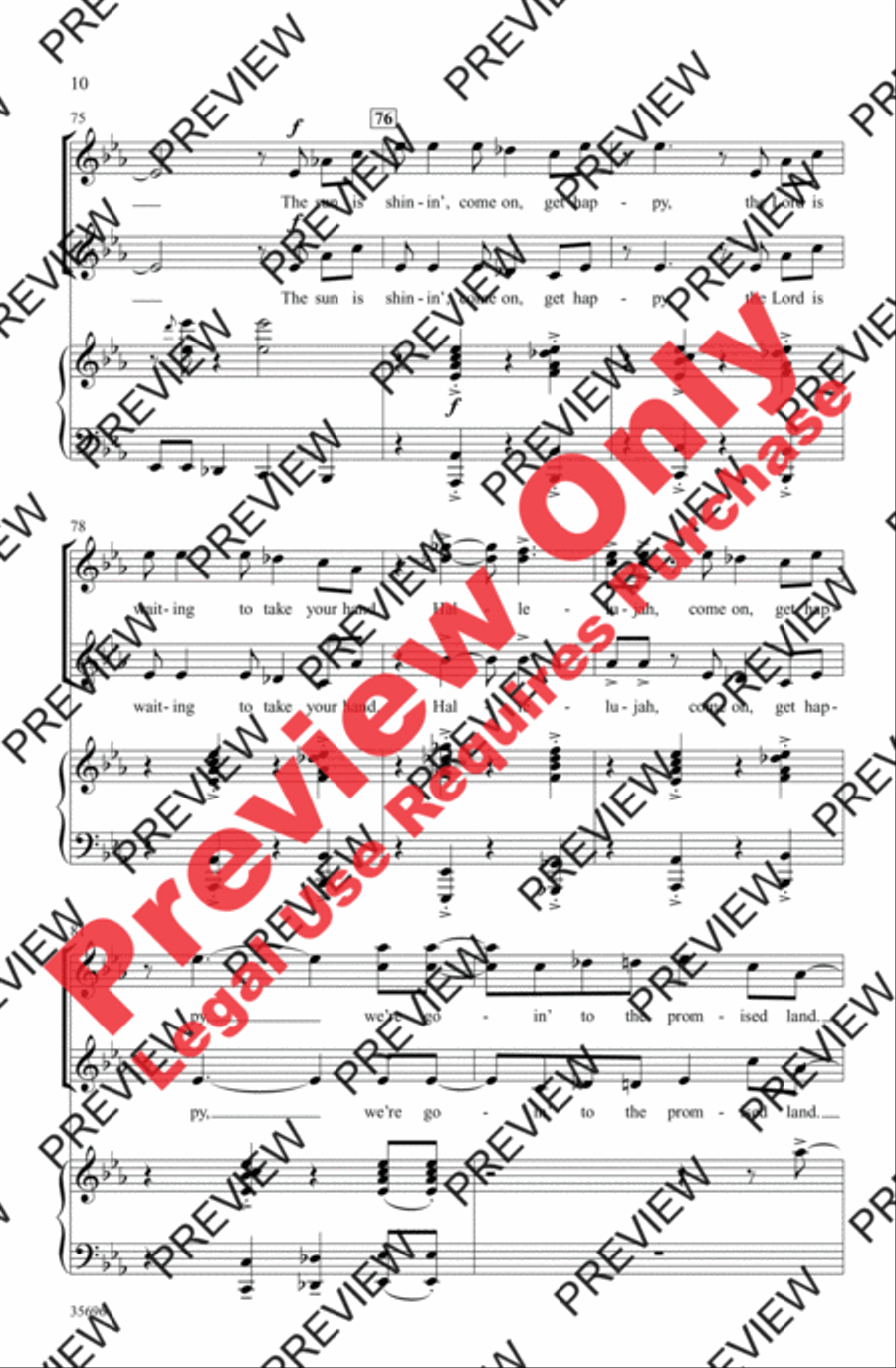 Get Happy Women's Choir scores gallery preview page 10