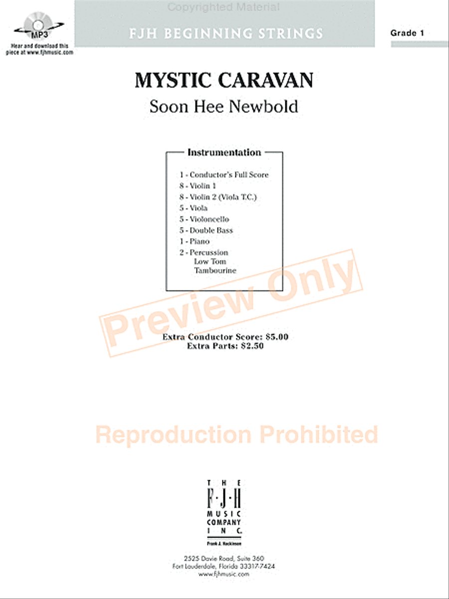 Mystic Caravan String Orchestra scores gallery preview page 2