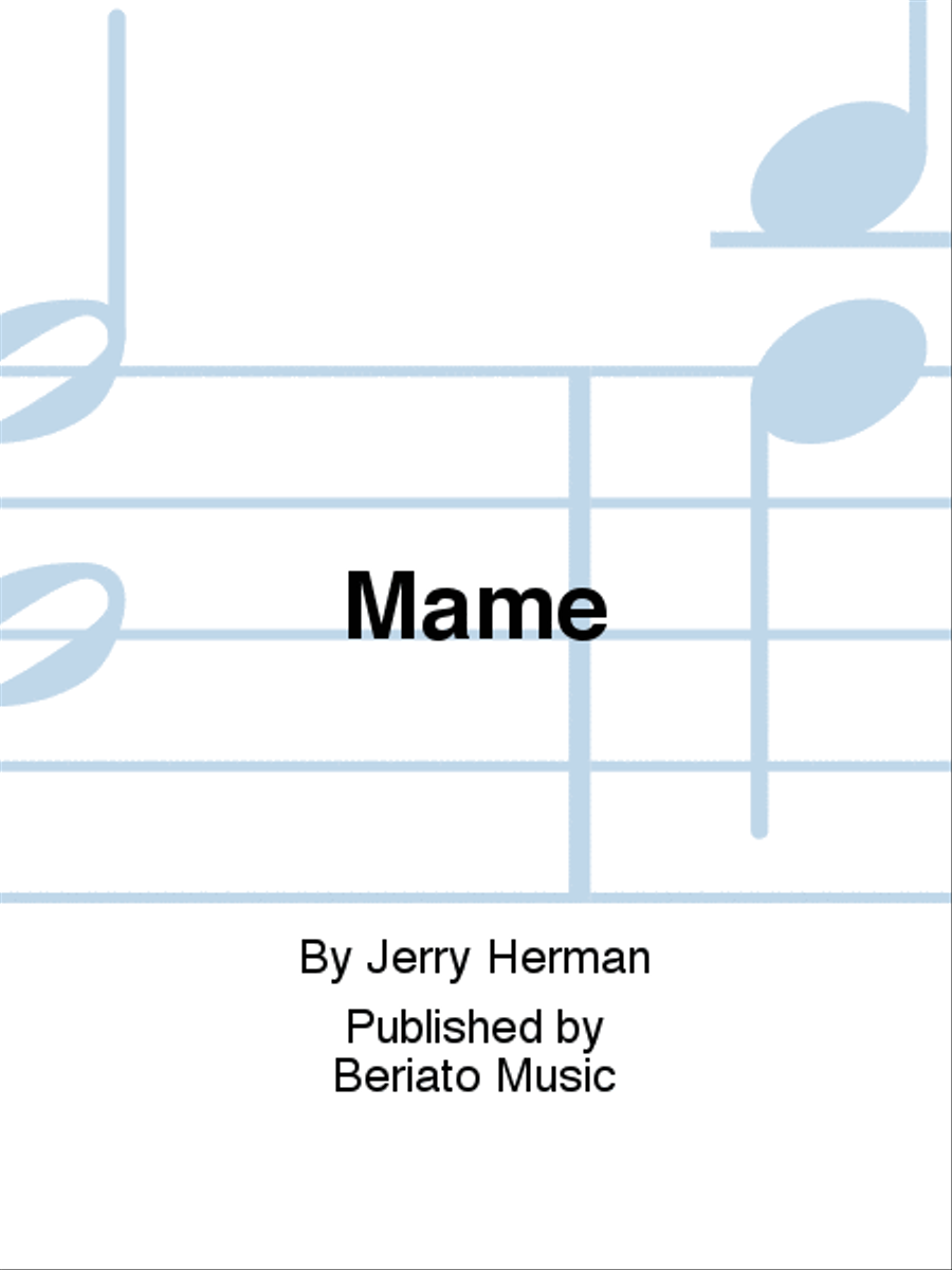 Mame Piano, Vocal, Guitar scores gallery preview page 1