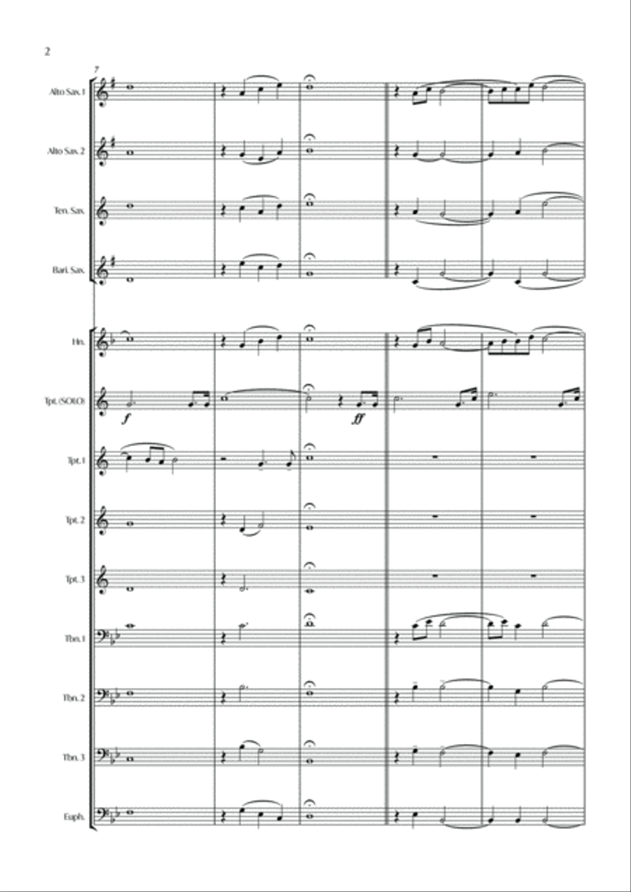 TAPS - God Is Nigh (Band) TAPS - God Is Nigh (Band) Marching Band scores gallery preview page 3