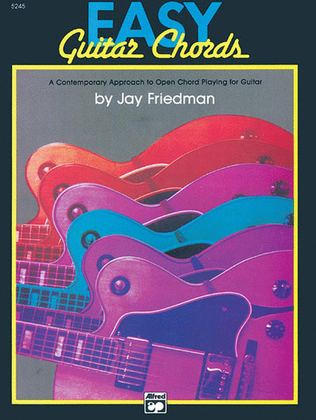 Book cover for Easy Guitar Chords