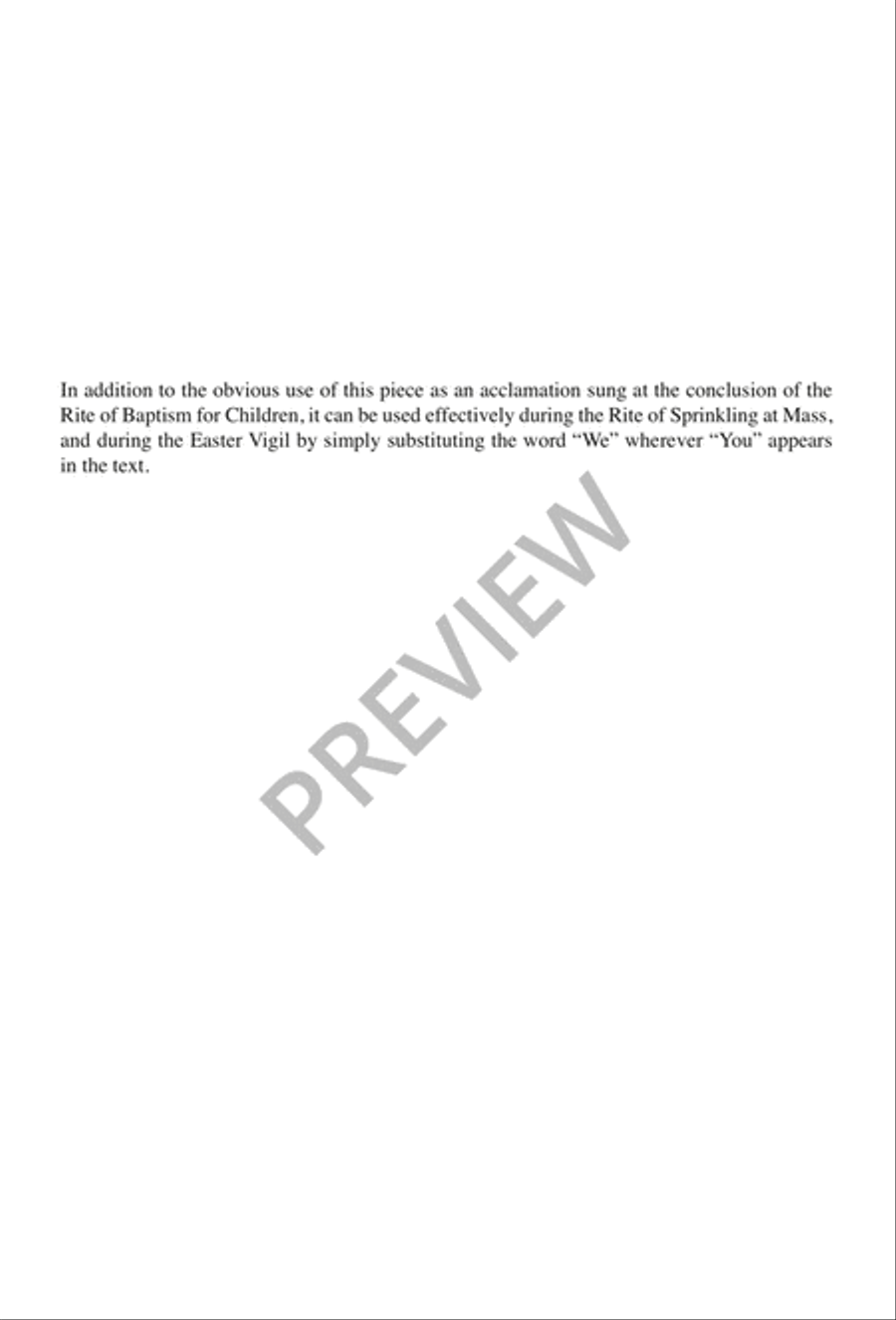 You Have Put On Christ Unison Choir scores gallery preview page 3