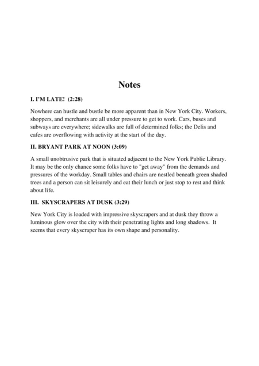 New York Concerto for Saxophone and Piano Alto Saxophone scores gallery preview page 3