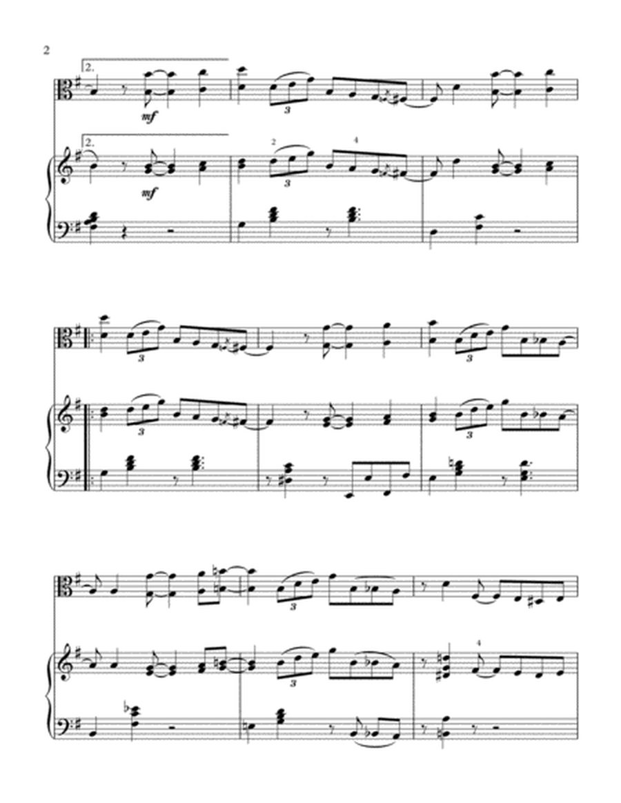 "Rondo Alla Turca"-Piano Background for Viola and Piano image number null