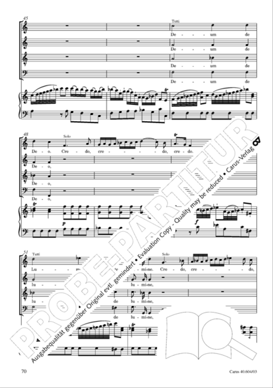 Grosse Mariazeller Messe in C 4-Part scores gallery preview page 79