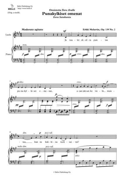 Punakylkiset omenat, Op. 139 No. 2 (F-sharp minor)
