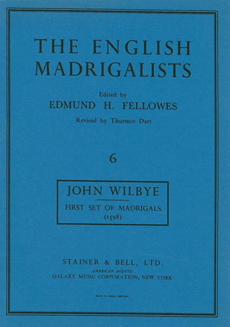 First Set of Madrigals (1598)