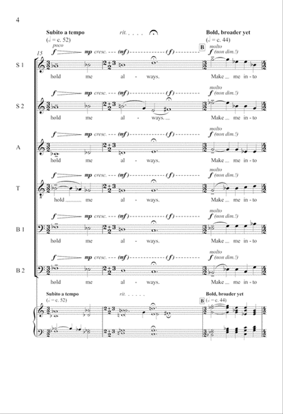 The Singer's Ode A Cappella scores gallery preview page 4