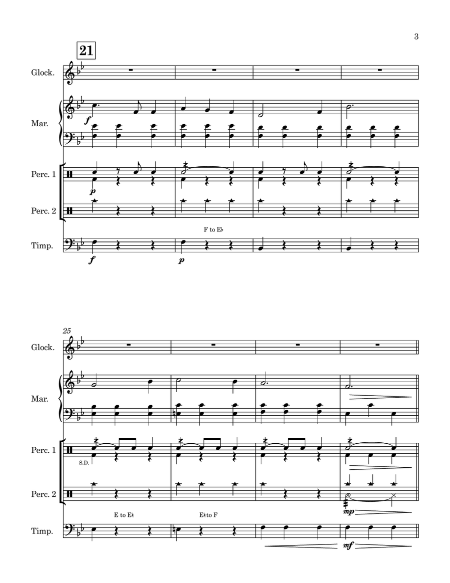 Edelweiss Percussion Ensemble scores gallery preview page 4