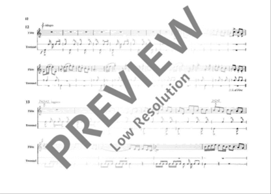 Pieces for Recorder and Drum Recorder scores gallery preview page 13