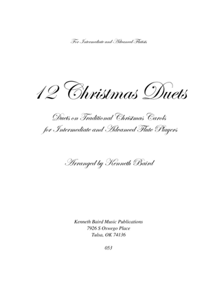 12 Christmas Duets for Flutes