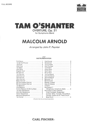 Book cover for Tam O'shanter Overture, Op. 51