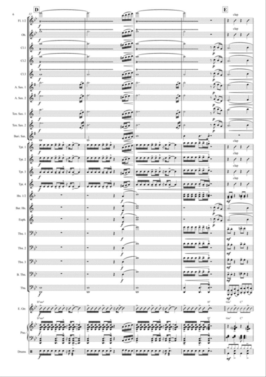 Venus Concert Band scores gallery preview page 6
