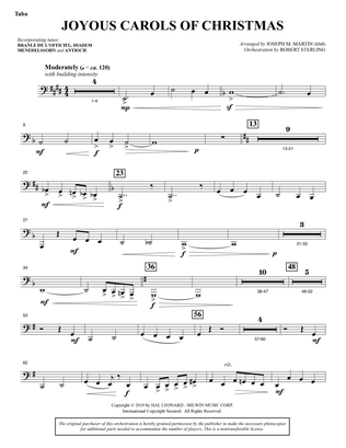 Joyous Carols of Christmas (Full Orchestra) - Tuba