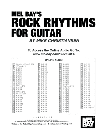Rock Rhythms for Guitar image number null