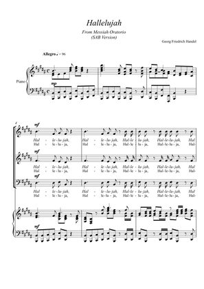 Georg Friedrich Handel - Hallelujah Chorus (SAB Version - Old Choir)