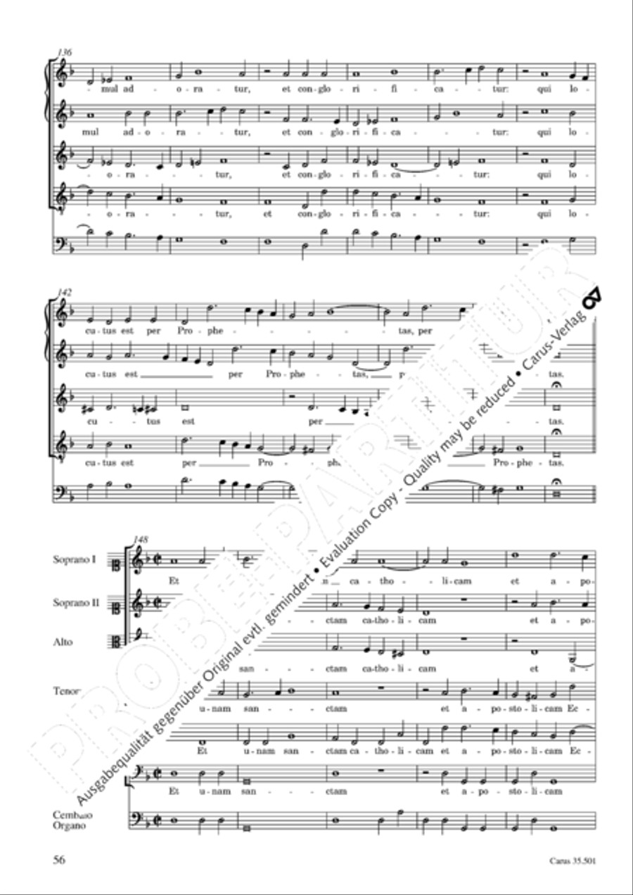 Palestrina: Masses and individual movements Score scores gallery preview page 71