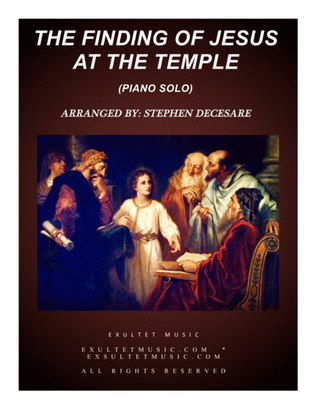 Book cover for The Finding Of Jesus At The Temple