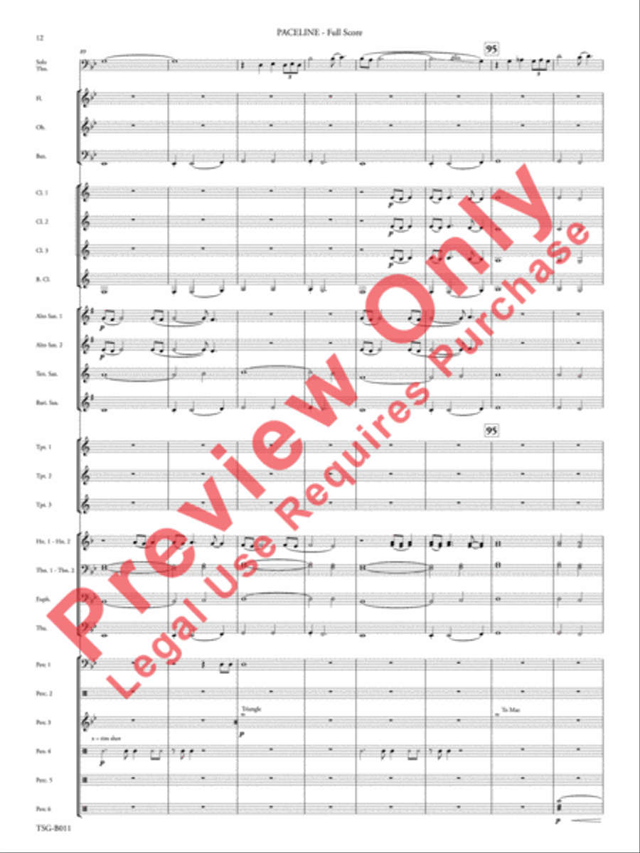 Paceline Concert Band scores gallery preview page 13