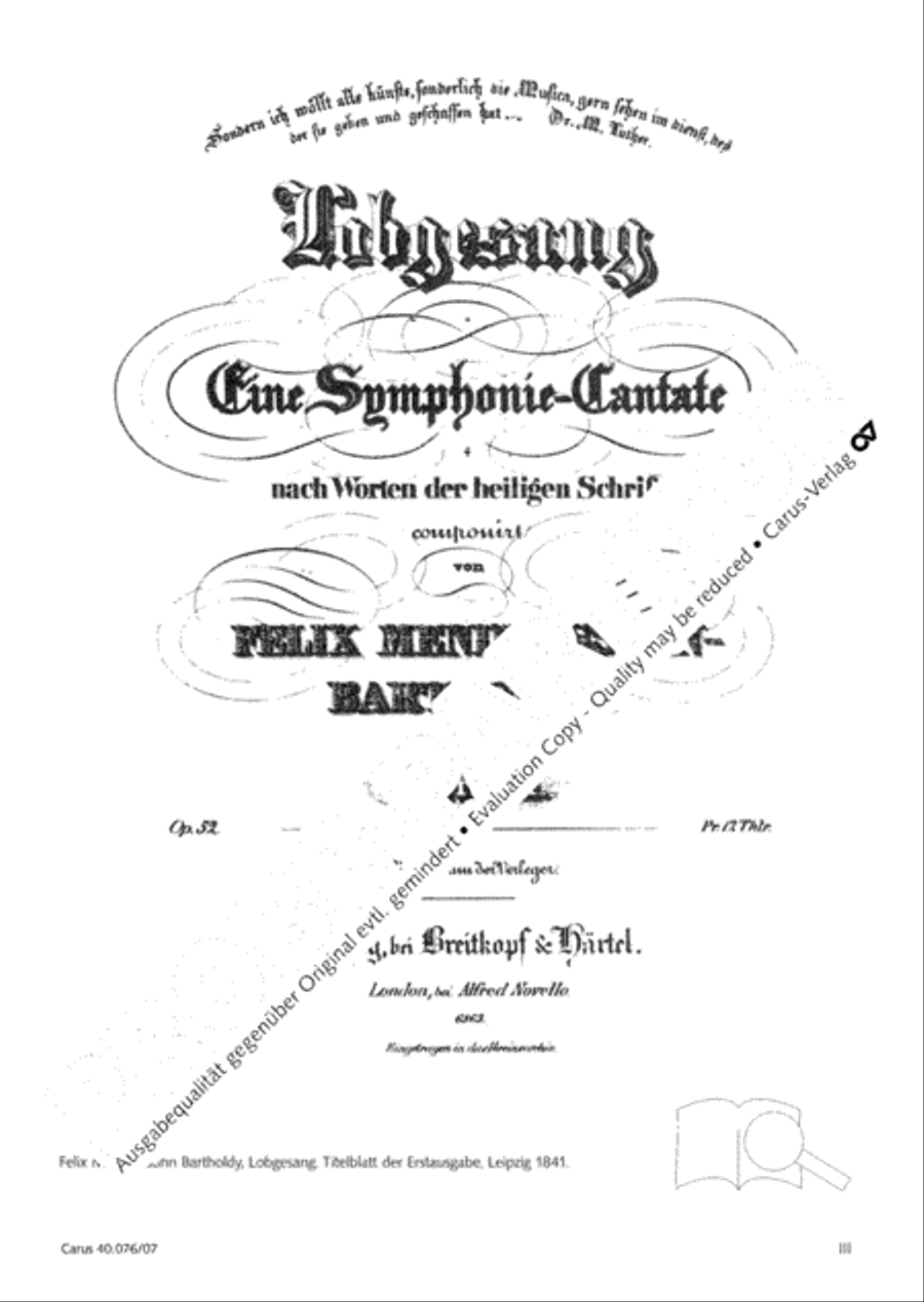 Hymn of Praise, MWV A 18 Hymn of Praise, MWV A 18 SSAATB scores gallery preview page 4