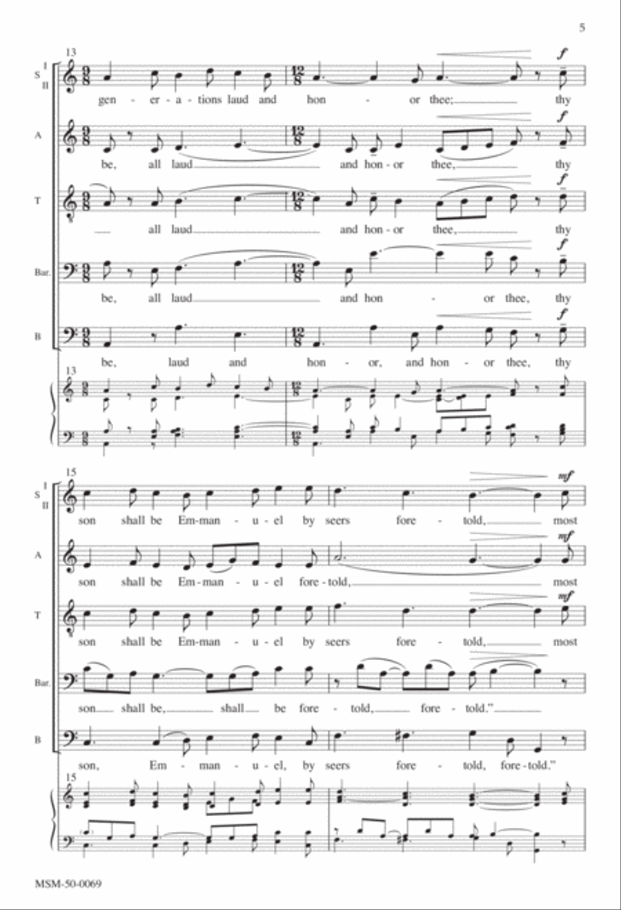 Gabriel's Message Gabriel's Message A Cappella scores gallery preview page 4