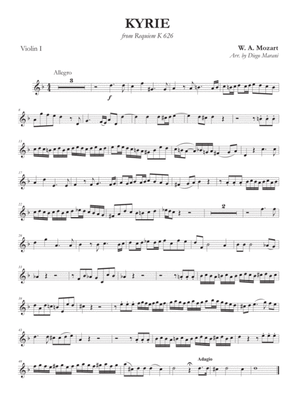 Kyrie from Requiem K. 626 for String Quartet