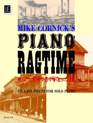Book cover for Piano Ragtime, 6 Easy Pieces