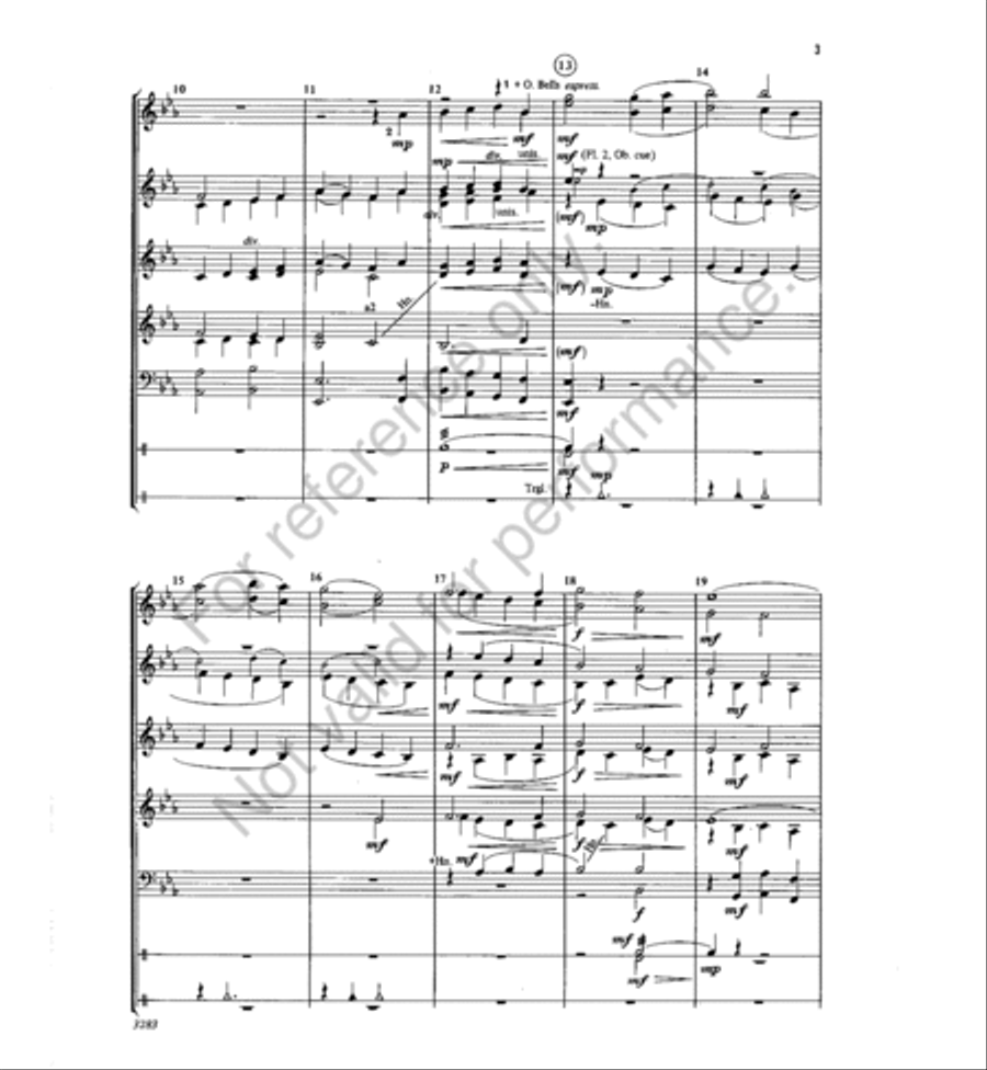 Sunday Song Concert Band scores gallery preview page 3