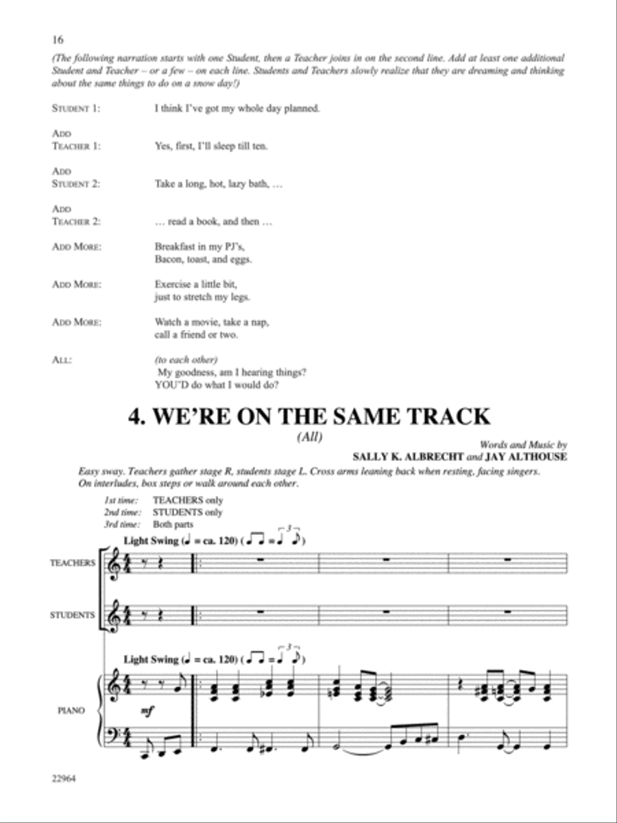 The Big Chill - Teacher's Handbook Unison Choir scores gallery preview page 20