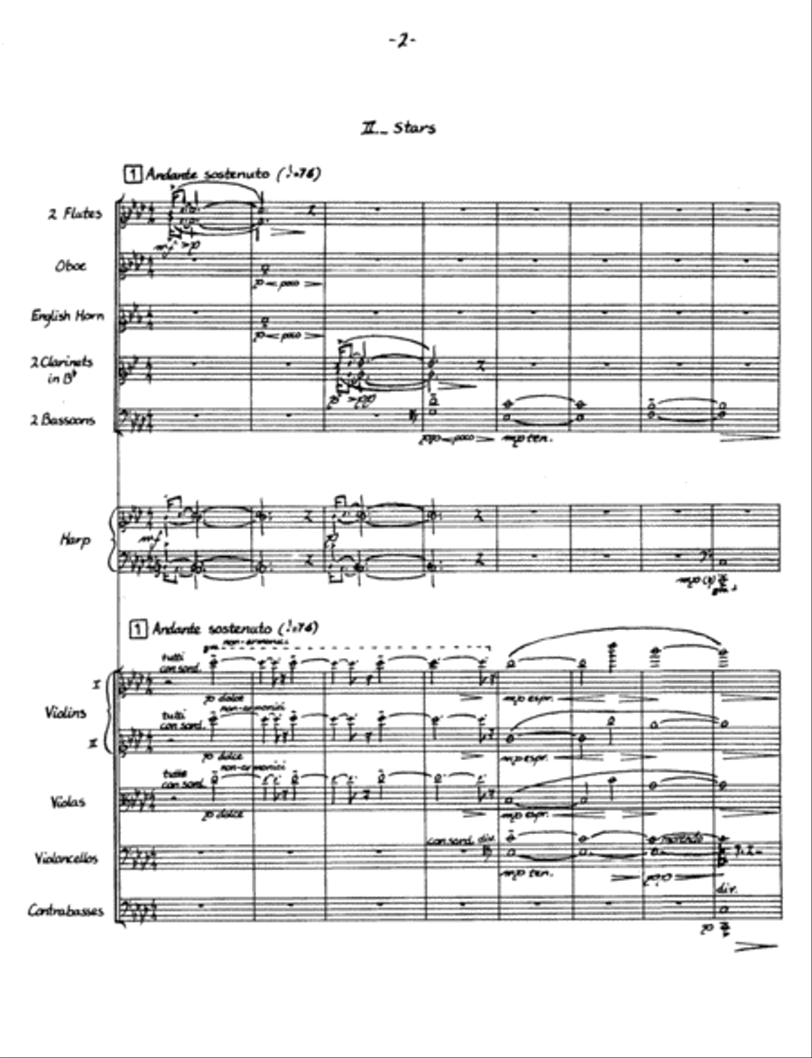 Sappho Songs (Mezzo-Soprano and Orchestra) Full Orchestra scores gallery preview page 5