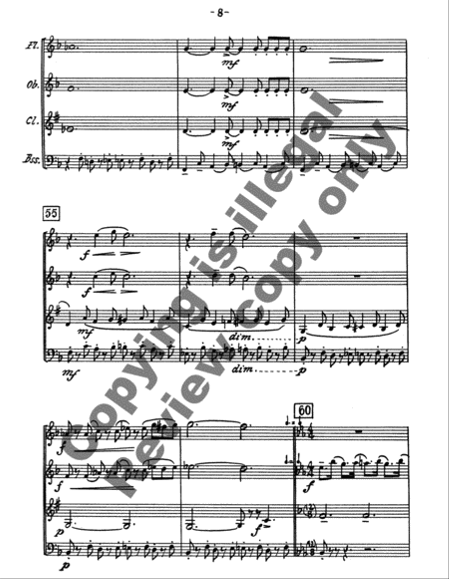 Bass with the Delicate Air Bassoon scores gallery preview page 6