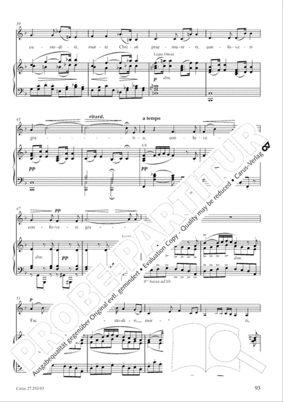 Stabat mater 4-Part scores gallery preview page 100