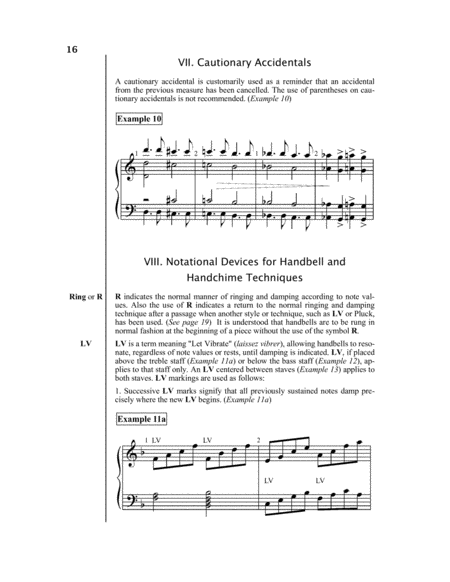 AGEHR Handbell & Handchime Notation Booklet