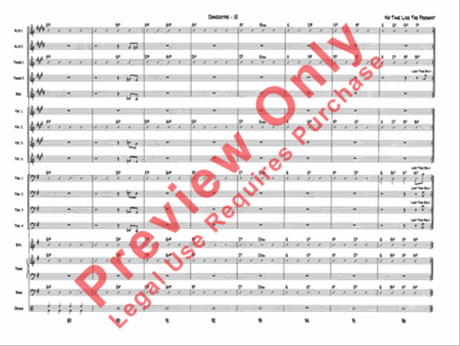 No Time Like the Present Jazz Ensemble scores gallery preview page 14