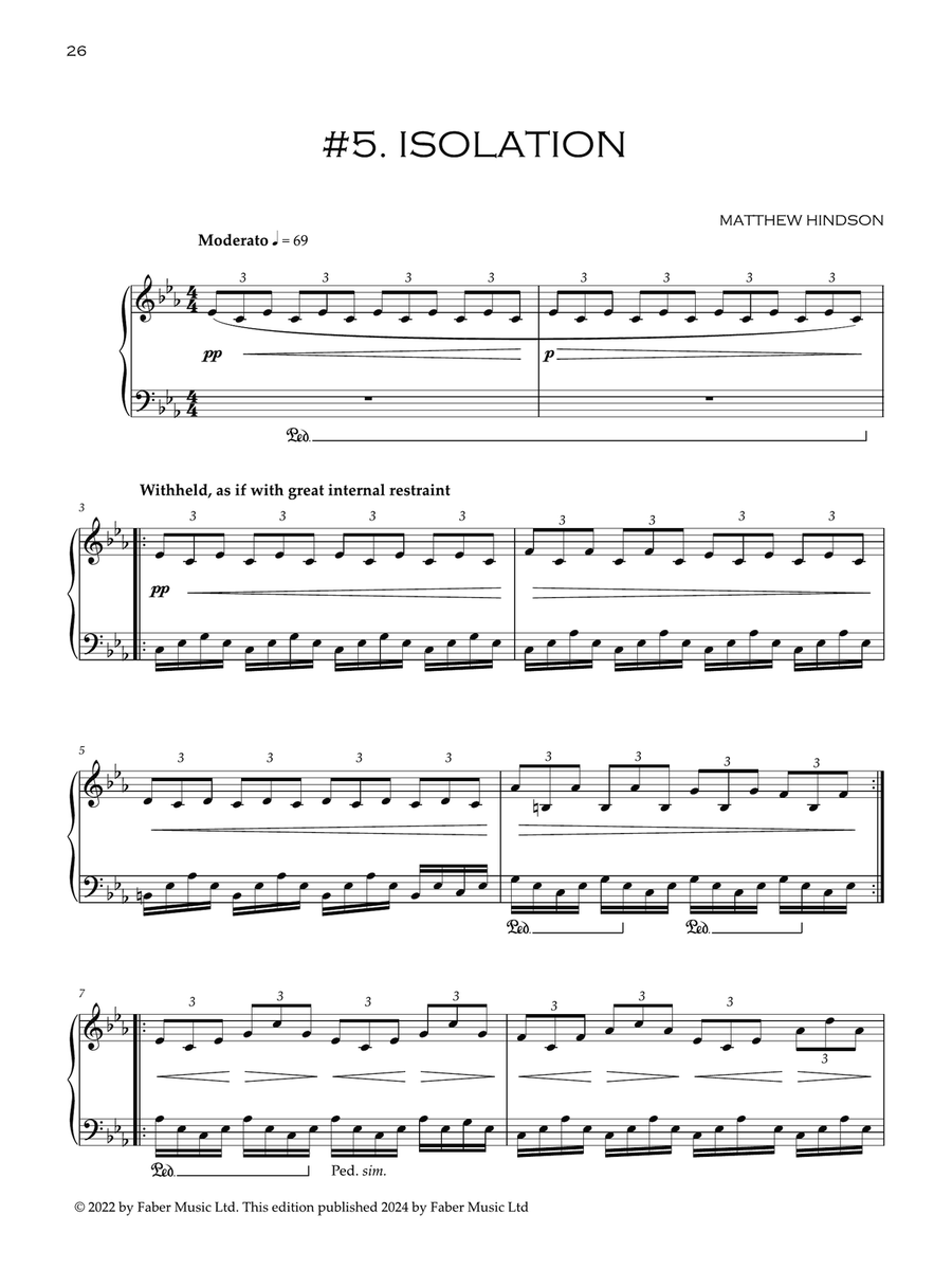 Sad Piano Piano Solo scores gallery preview page 4