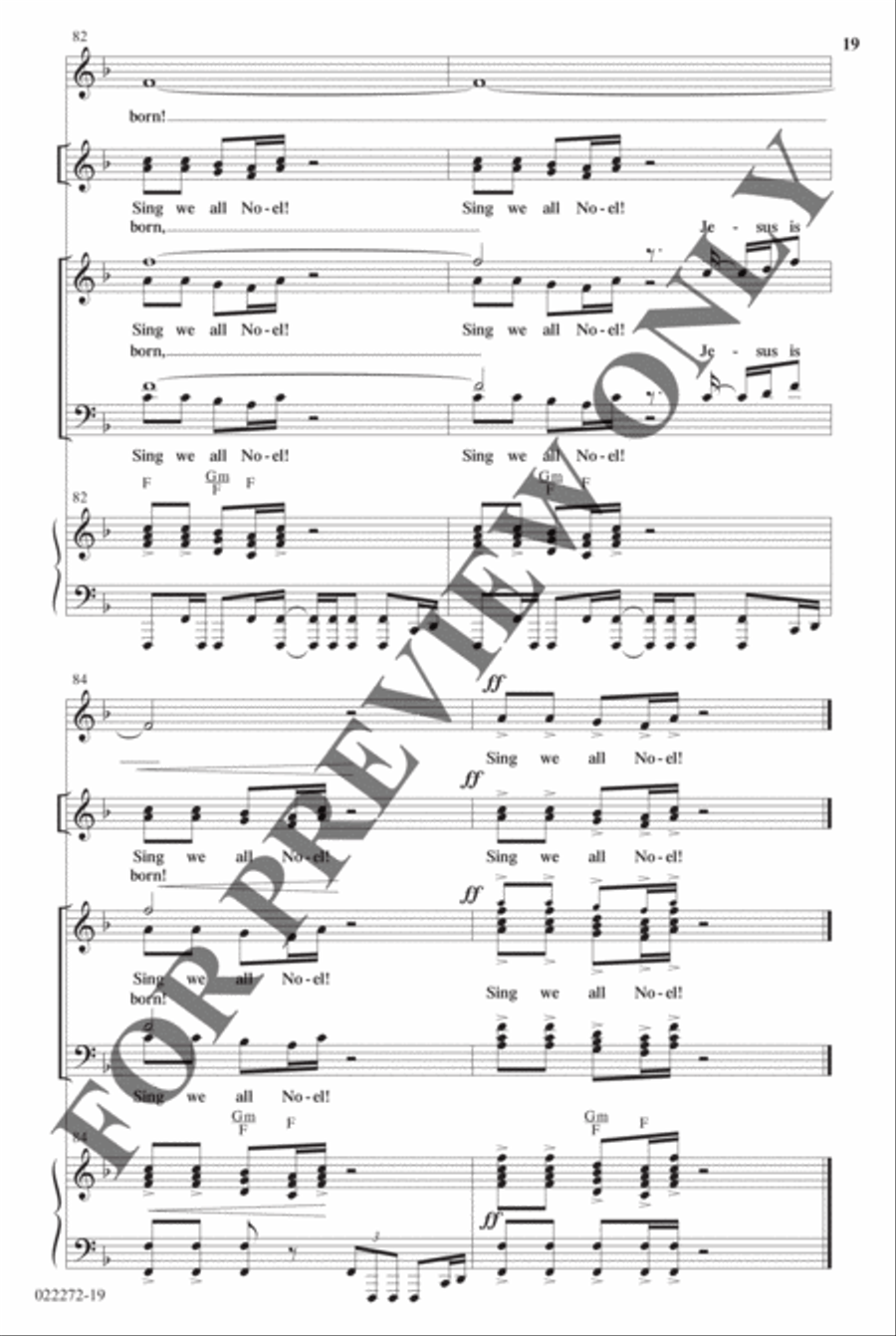 Best-Selling Christmas Anthem Pak Vol 1 - Anthem Preview Pak Hymn Anthems scores gallery preview page 20